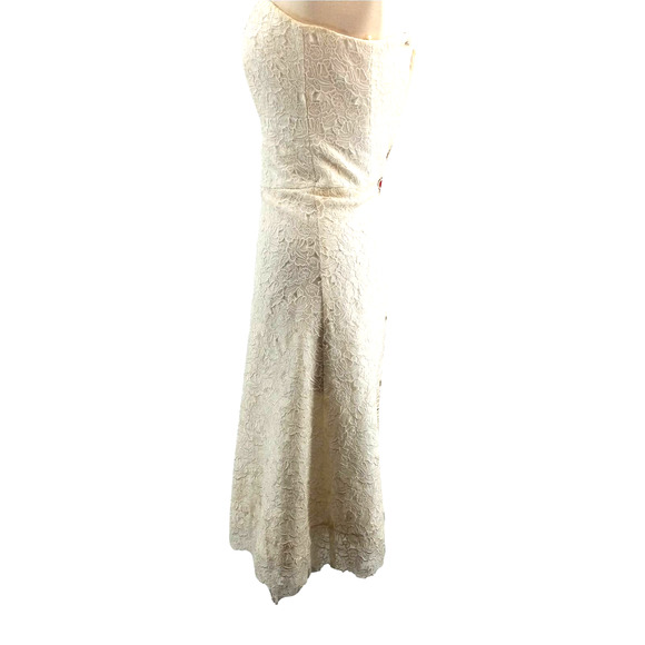 Nicole Miller Collection White Strapless Dress Size 2 EUC - Picture 9 of 10